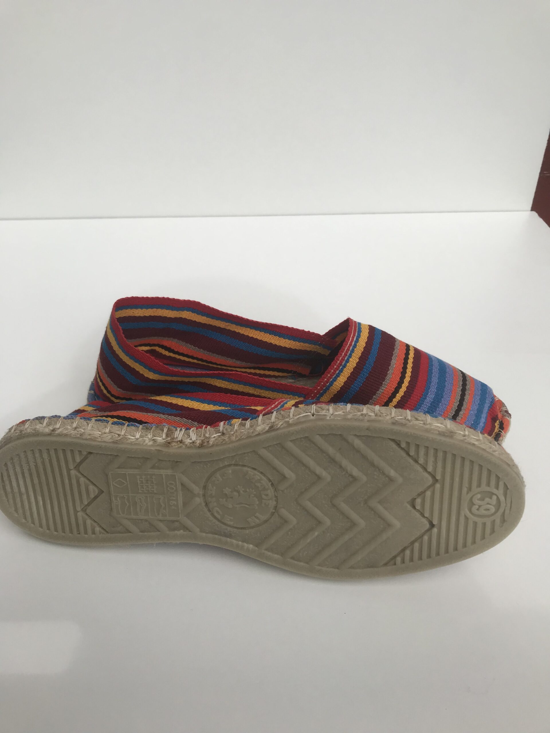 Lot espadrille et sac assortis rayés 103 – Image 4