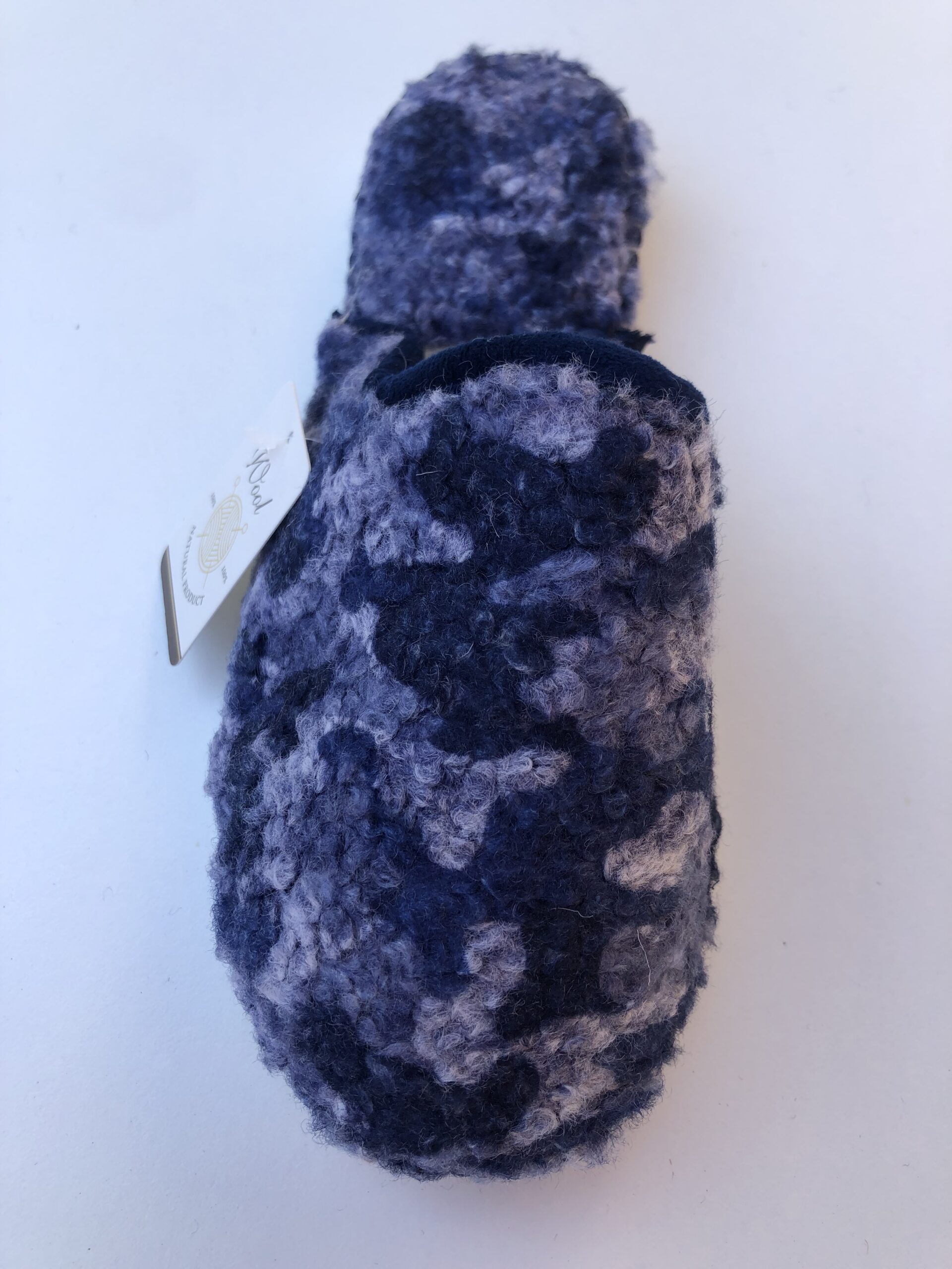 Pantoufle Mule Pure Laine cousue main – Image 2