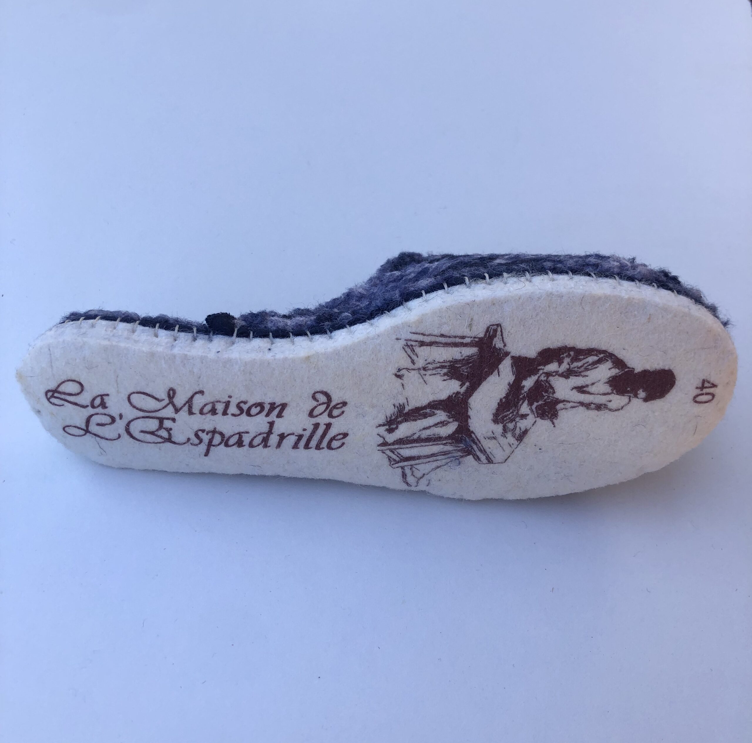 Pantoufle Mule Pure Laine cousue main – Image 6